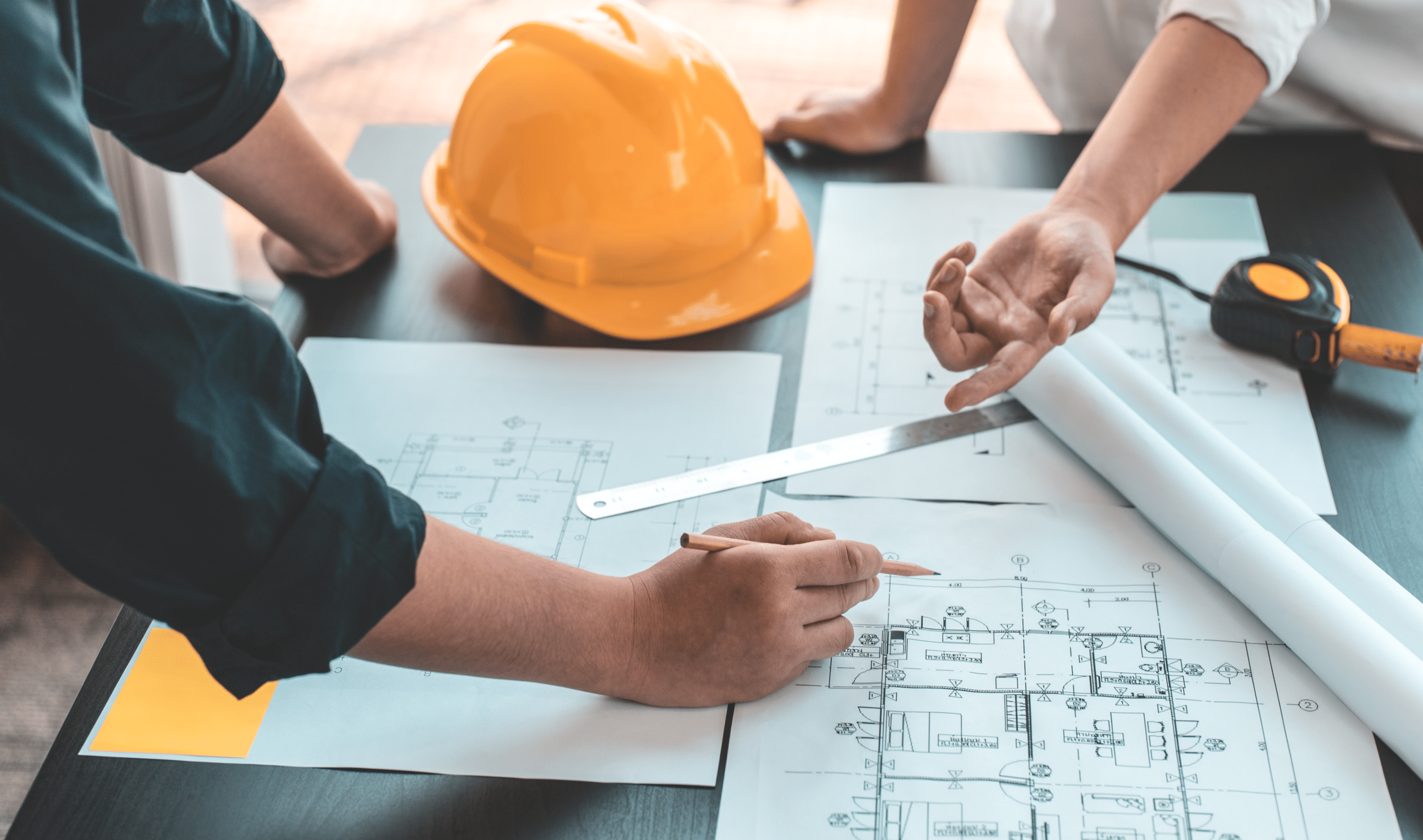 Builder reviewing Contract Works Insurance checklist before starting a construction project in Australia